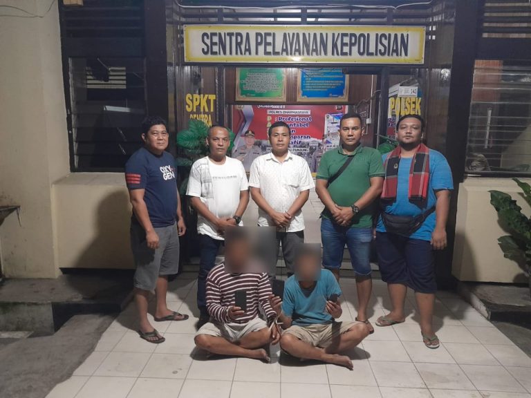 Polsek Pulau Punjung Ringkus Dua Pelaku Pencurian Handphone