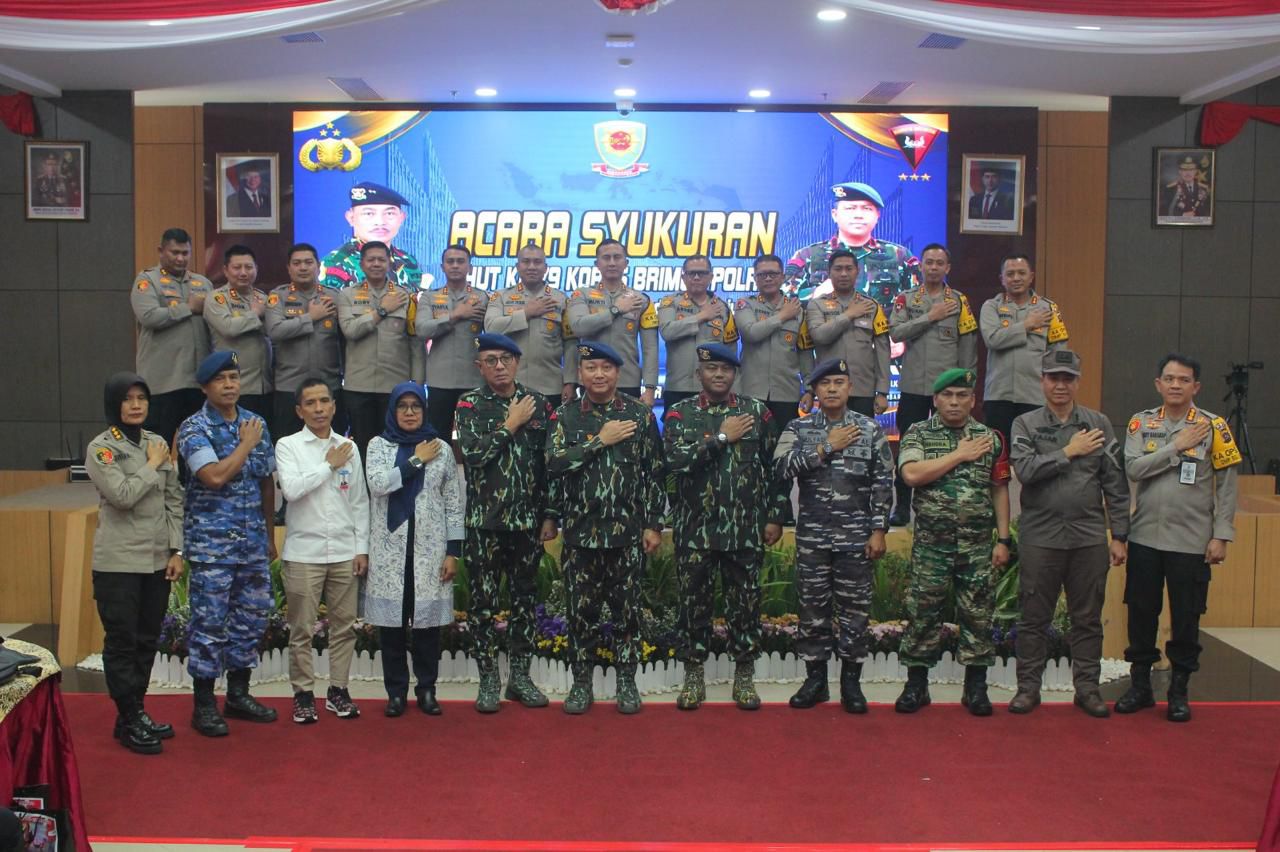 Polda Sumbar Gelar Syukuran Peringatan HUT Korps Brimob Polri Ke- 79