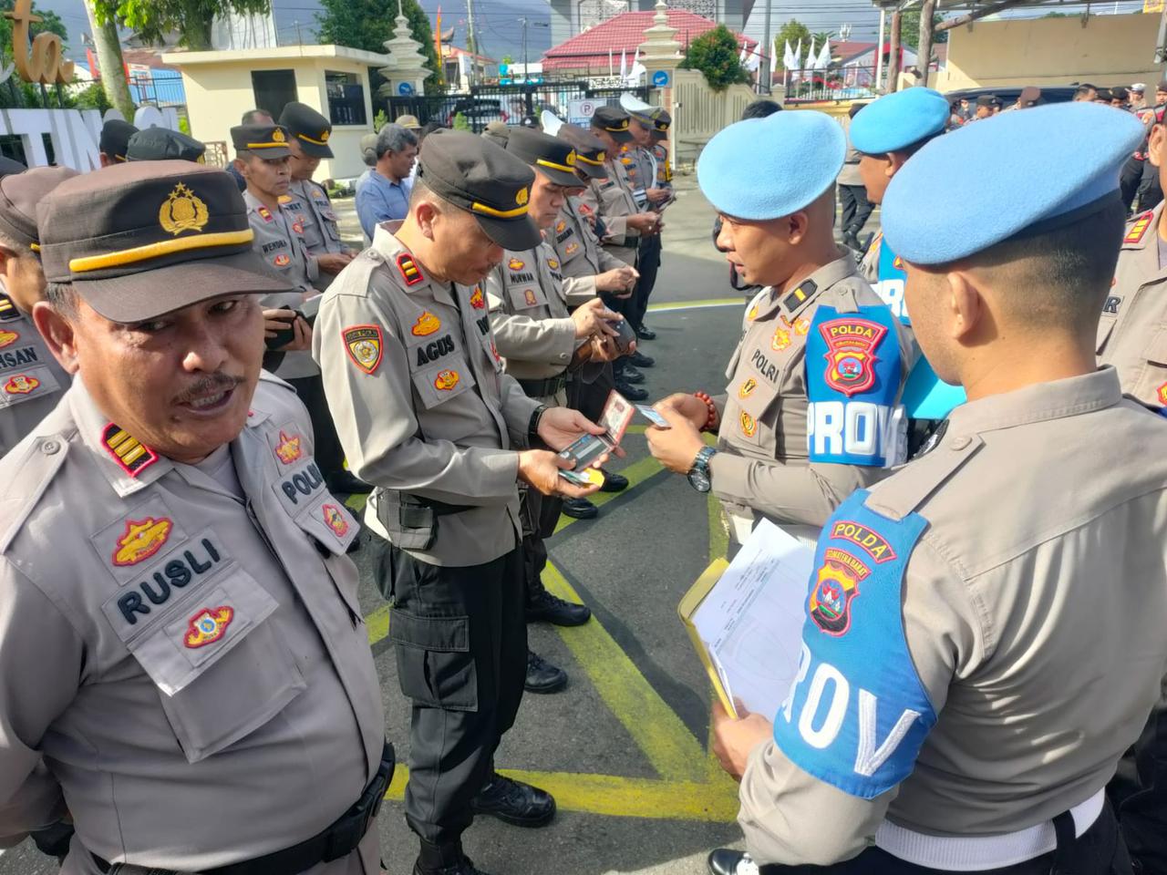 Pengawasan Internal Bid Propam Polda Sumbar Laksanakan Gaktibplin di Polresta Bukittinggi