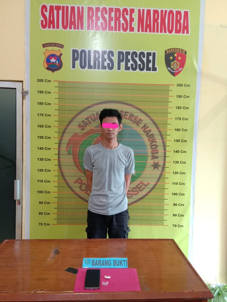 Polres Pessel Ringkus Pemakai dan Pengedar Narkoba di Painan Utara 