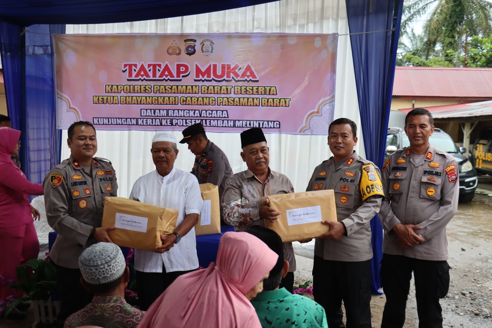 Kapolres Pasaman Barat Melaksanakan Tatap Muka Bersama Unsur Forkopimca Lembah Melintang Kabupaten Pasaman Barat