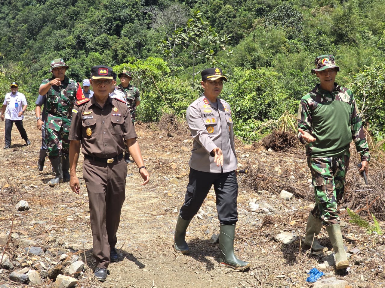 Kapolres 50 Kota Bersama Forkopimda Hadiri Pembukaan Pra TMMN Ke -124 Kodim 0306 / 50 Kota