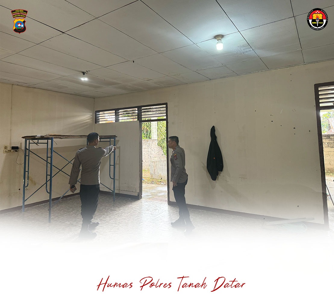 Kapolres Tanah Datar Cek Pembangunan SPPG 