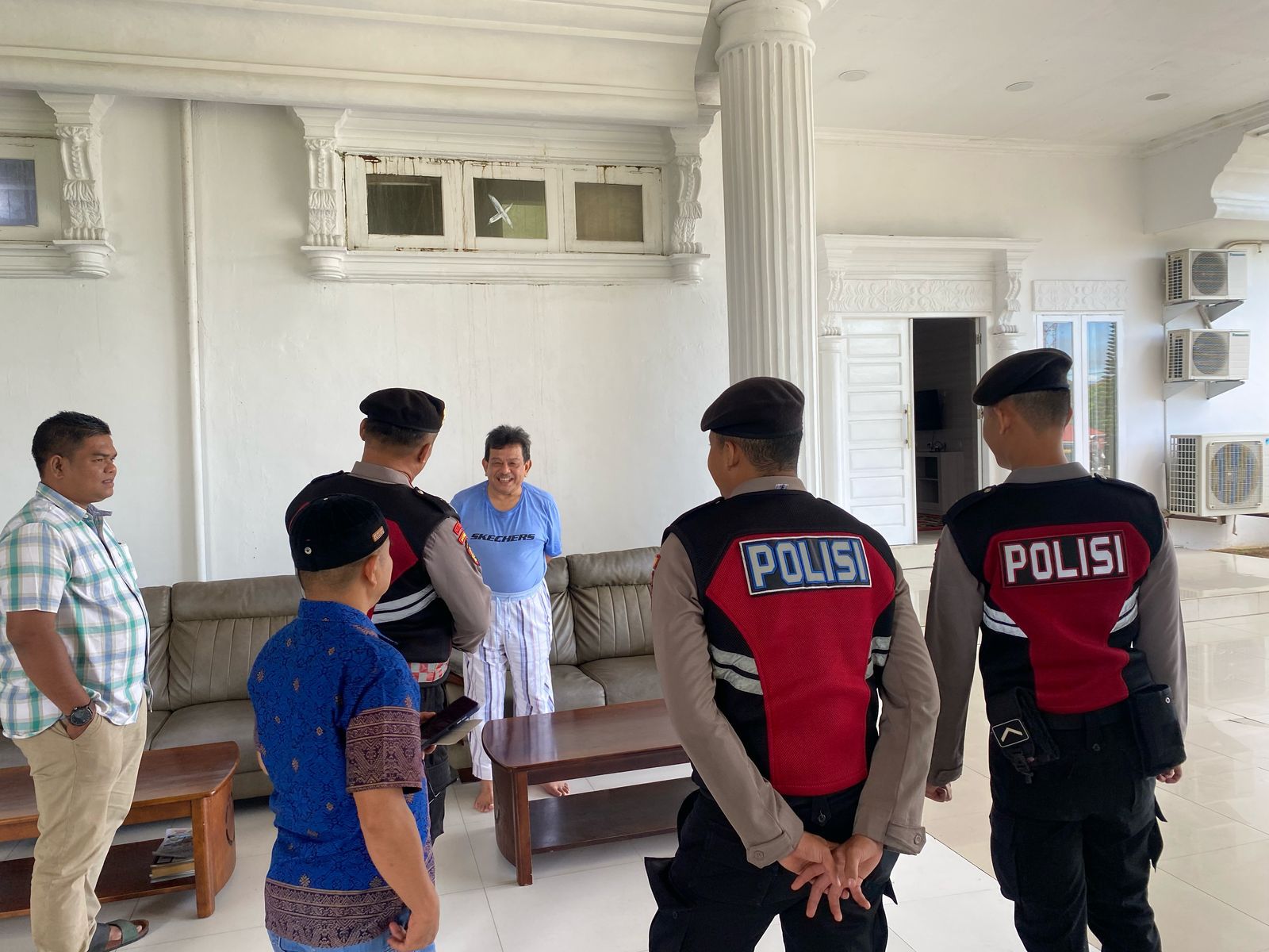 Patroli Siang Sat Samapta Polres Dharmasraya Antisipasi Gangguan Kamtibmas