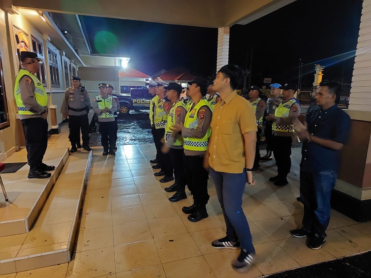 Kabagops Polres Padang Pariaman Pimpin Apel Cipta Kondisi