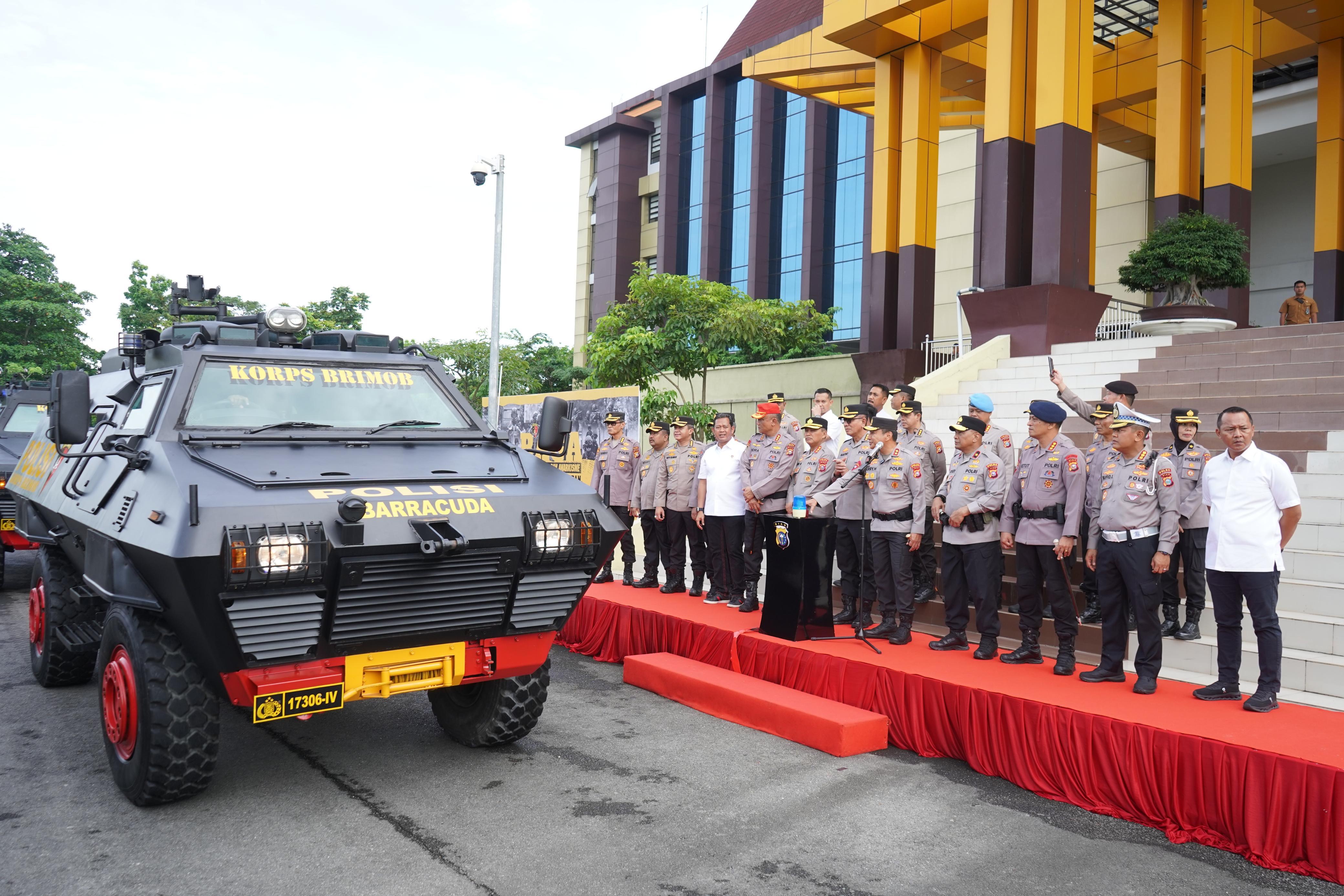 POLDA RIAU LAUNCING PROGRAM TIM RAGA (RABU ANTI GENG DAN ANARKISME) 