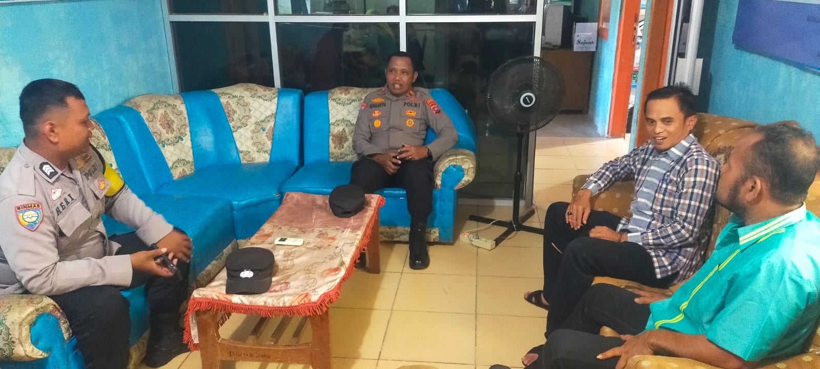 Gencarkan Sosialisasi Premanisme, Kasat Binmas Polres Sawahlunto Berikan Himbauan Kepada Tokoh Masyarakat Desa Kolok Nan Tuo