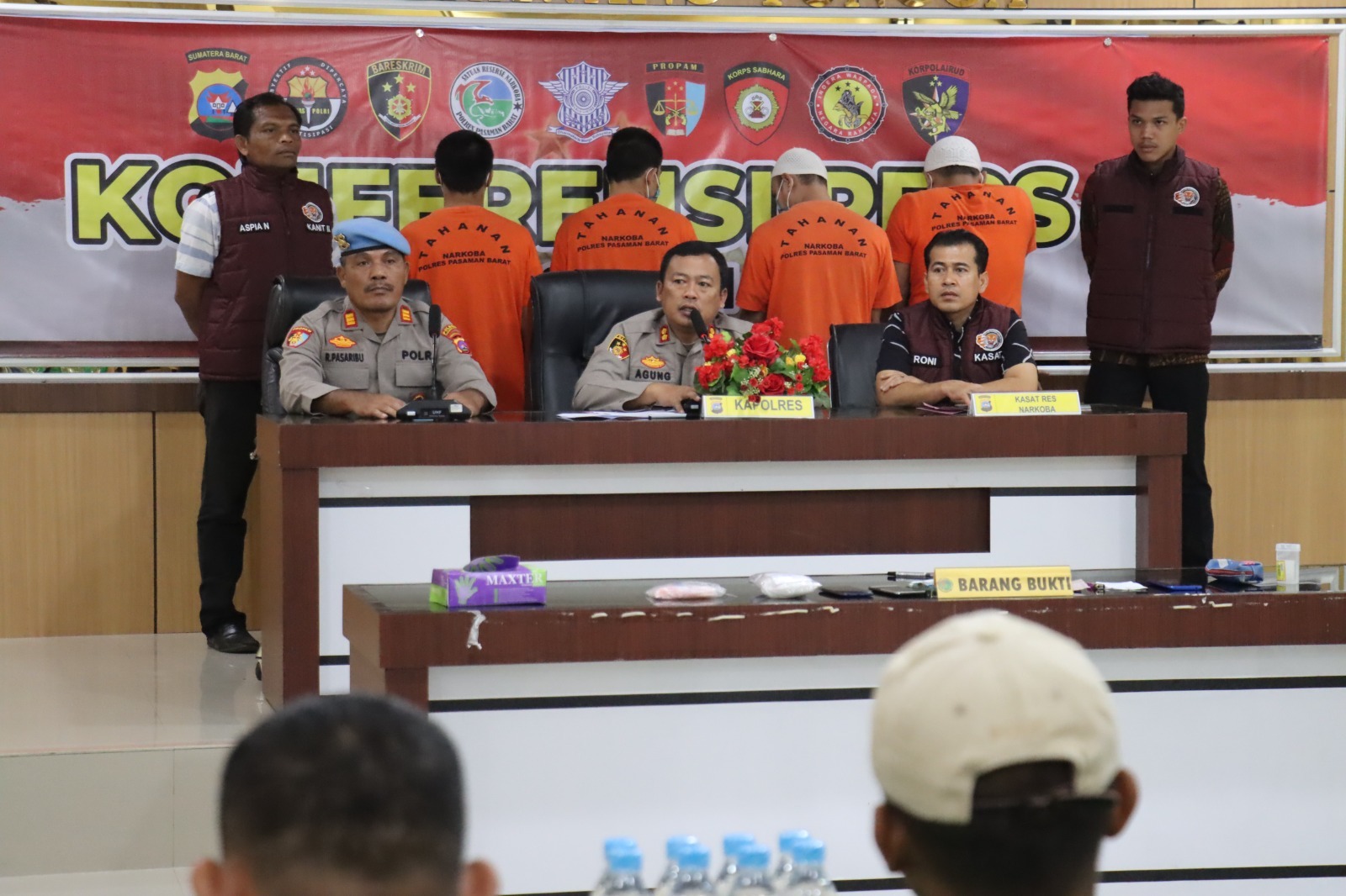 Polres Pasaman Barat Gelar Konferensi Pers Pengungkapan Tindak Pidana Peredaran Narkotika