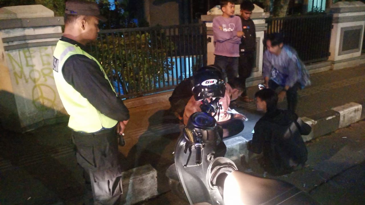 Polresta Bukittinggi Gelar Cipta Kondisi untuk Antisipasi Balap Liar