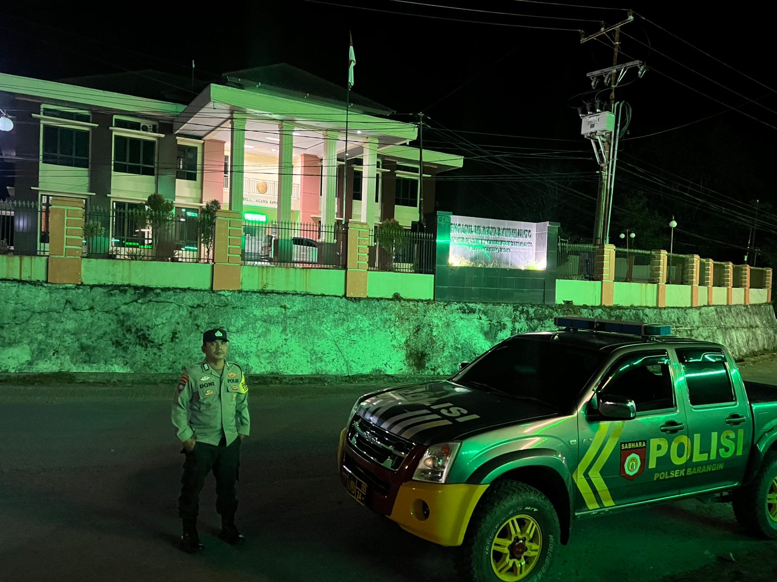 Polsek Barangin Intensifkan Patroli Malam Hari, Cegah Premanisme dan Kriminalitas di Wilayah Hukum