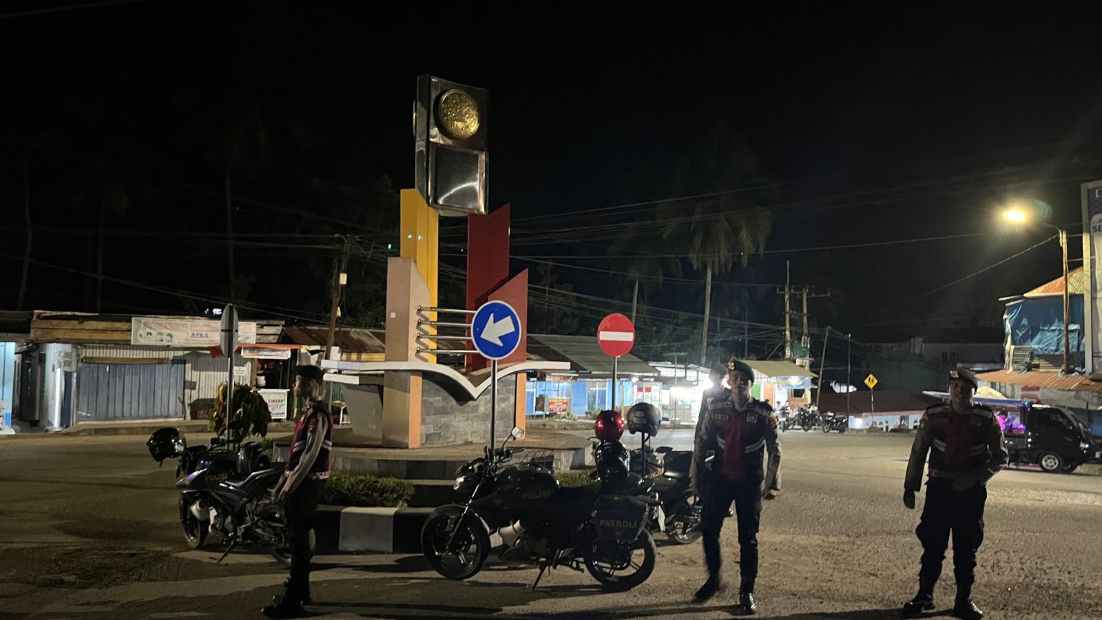 Cegah Premanisme, Balap Liar dan Tawuran, Personel Sat Samapta Polres Sawahlunto Gencarkan Patroli Malam di Hari Libur