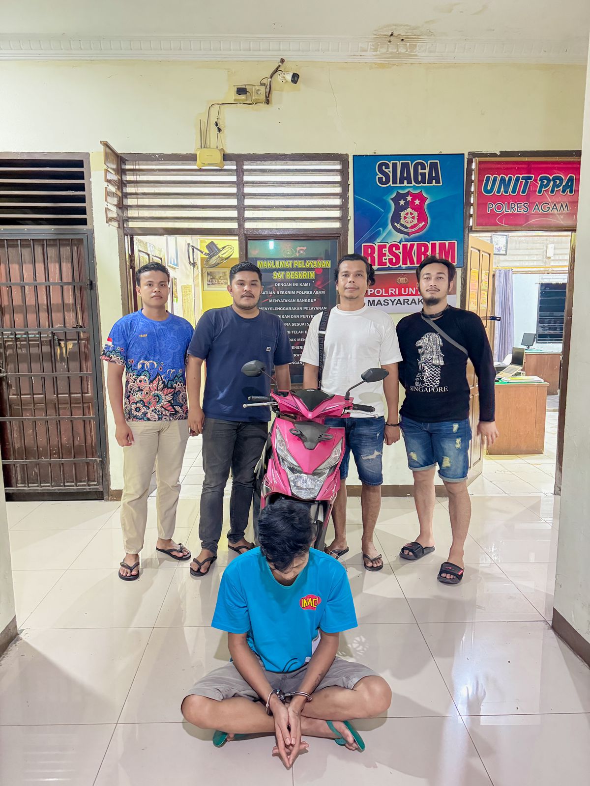 Ungkap Kasus Curanmor,  Polres Agam Sita 1 Unit Sepeda Motor