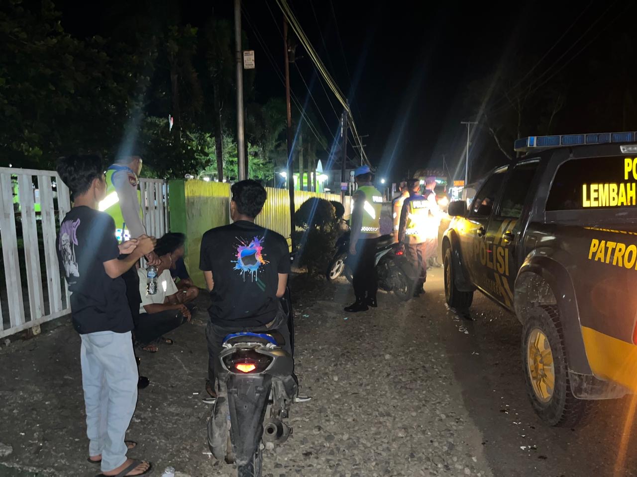Polsek Lembah Melintang Gelar KRYD Untuk Antisipasi Balap Liar dan Tawuran