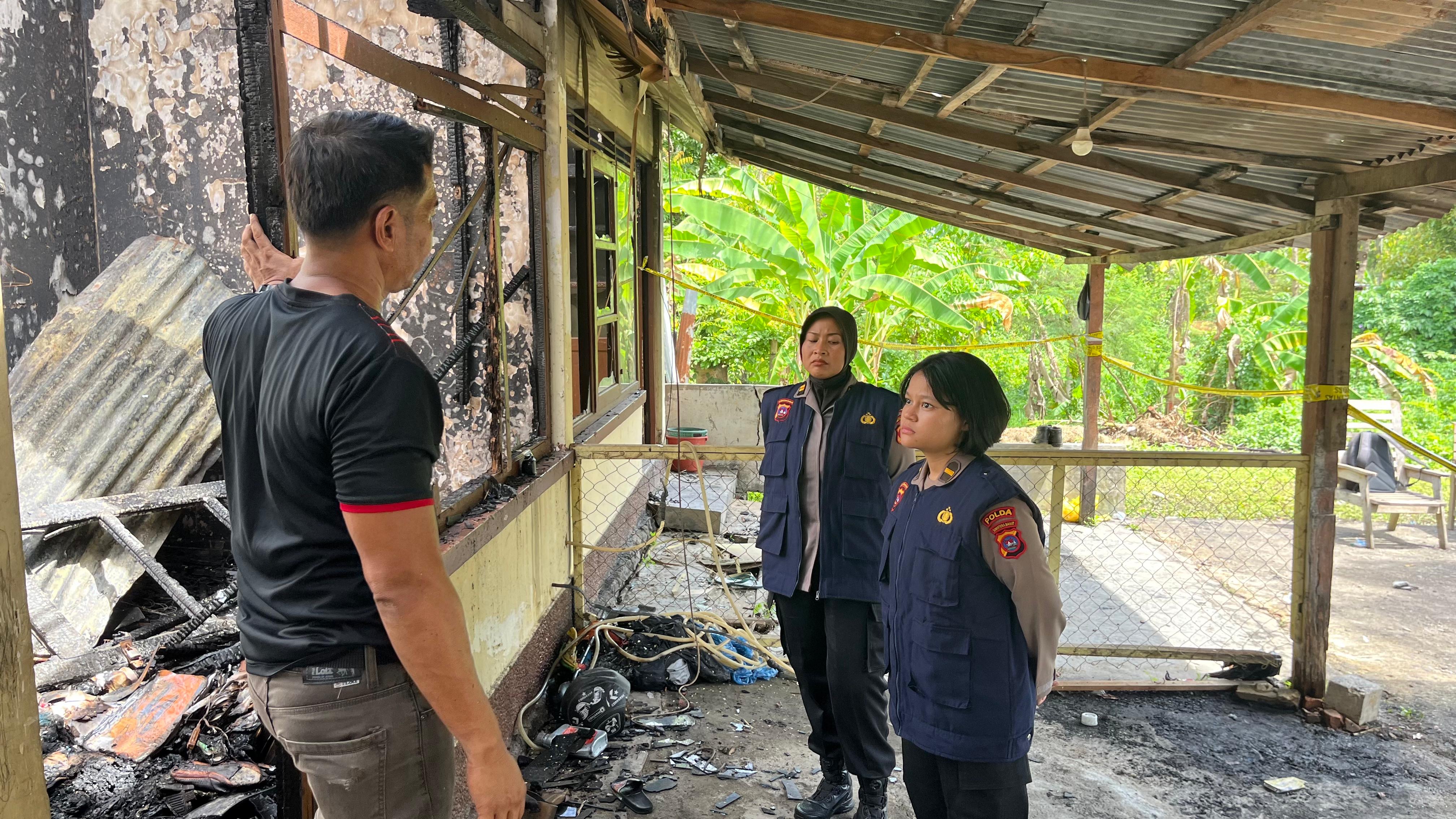 Biro SDM Polda Sumbar beri Trauma Healing untuk Korban Kebakaran Asrama SPN Polda Sumbar