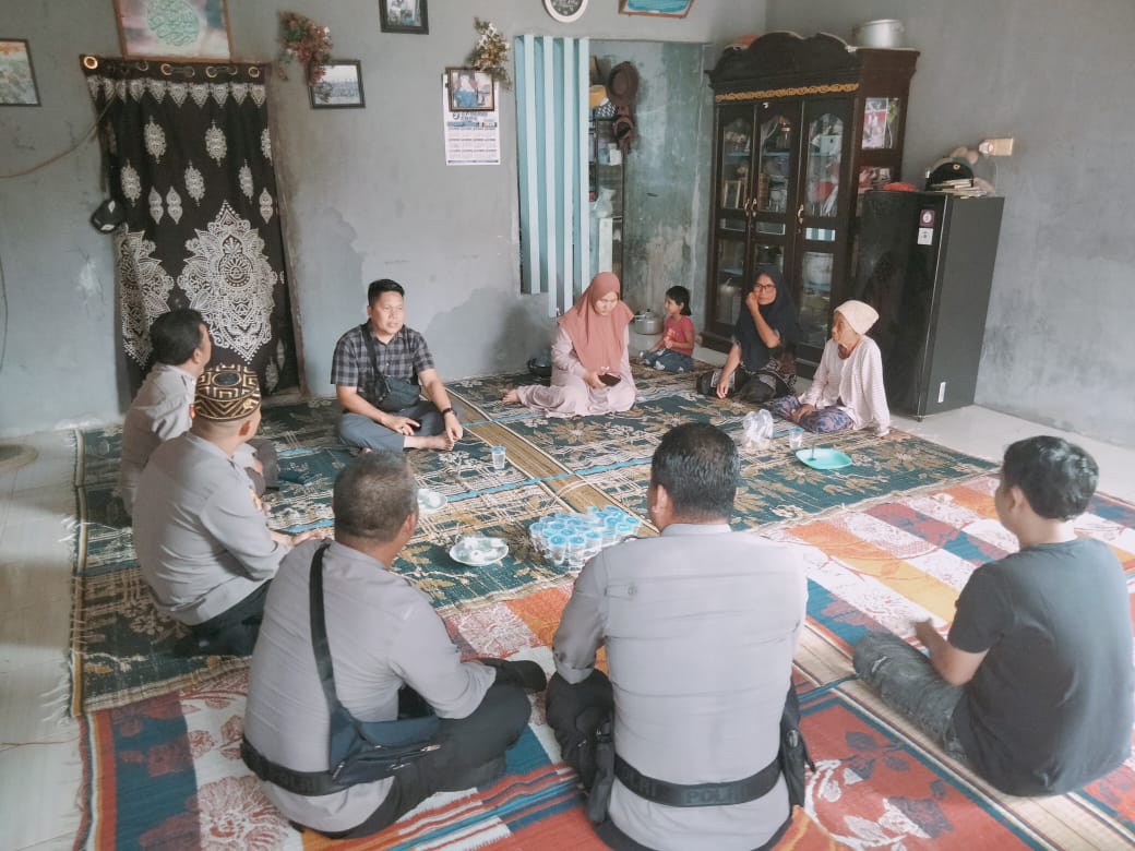 Wujud Empati Tanpa Batas, Polsek Sangir Jujuan Kunjungi Rumah Duka Warga: Hadir dalam Suka dan Duka