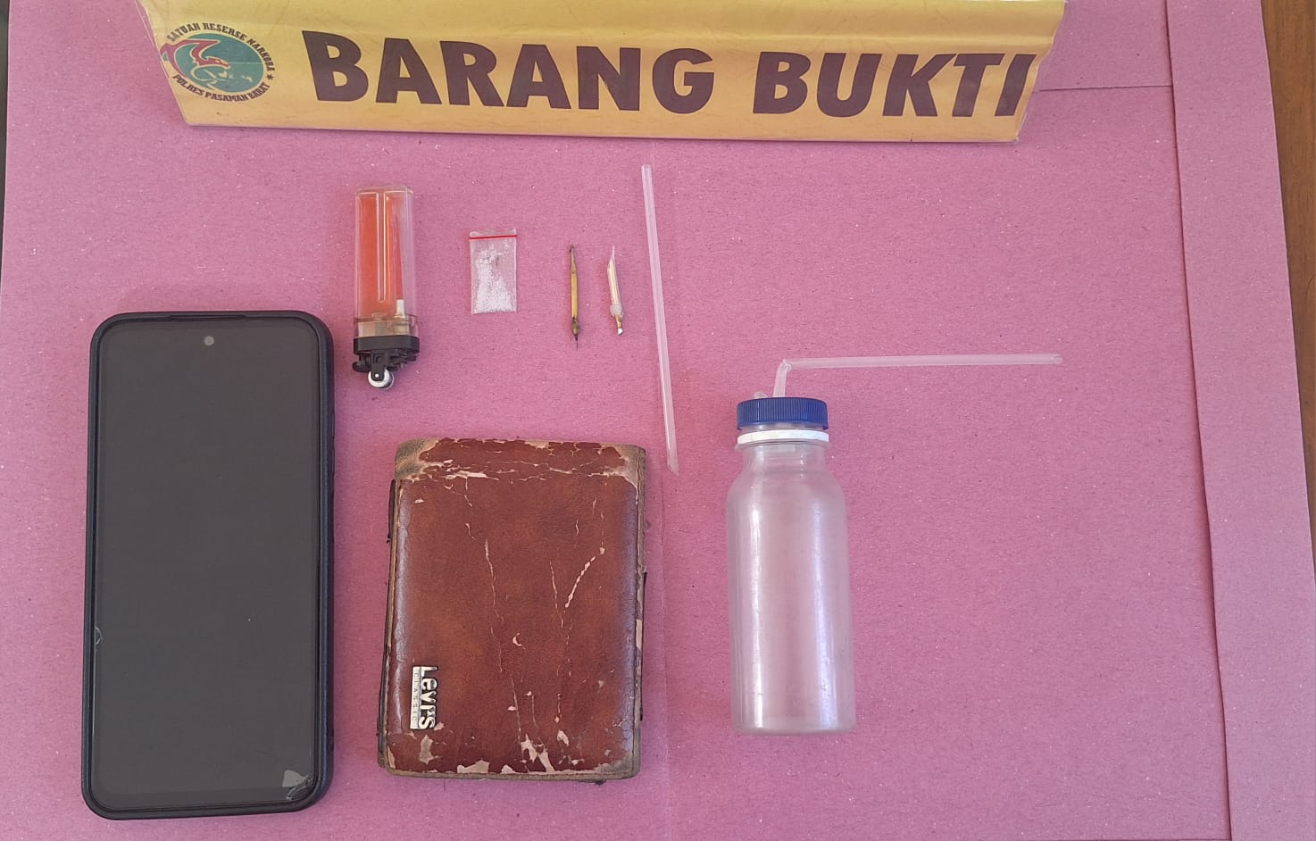 Kedapatan Membawa dan Menyimpan Sabu-Sabu, Seorang Sopir Truck Kelapa Sawit Diringkus Polisi