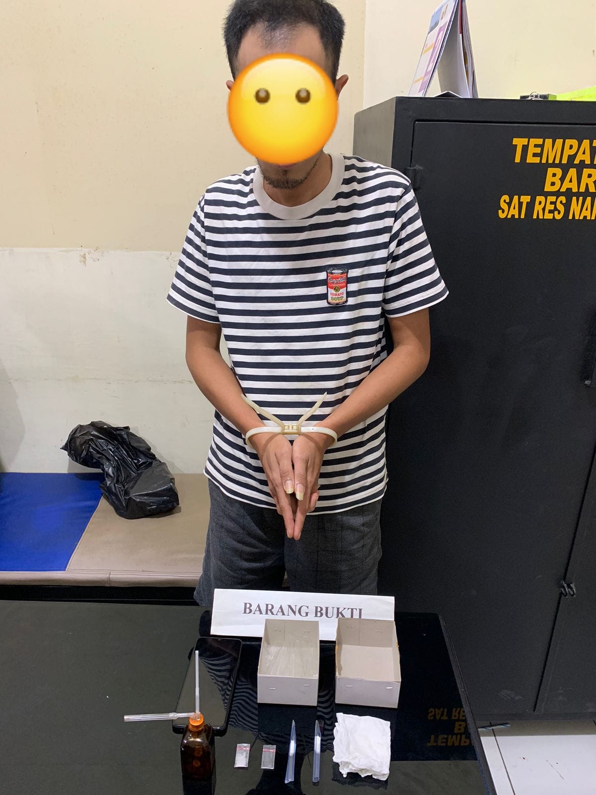 Polres Agam Tangkap Tersangka Narkoba, Satu Paket Sabu Disita 