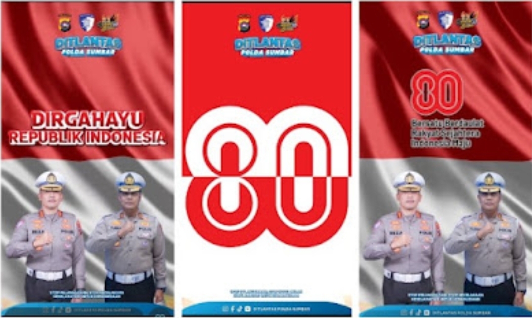 Semangat Kemerdekaan, Ditlantas Polda Sumbar Tegaskan Keselamatan Berlalu Lintas Tanggung Jawab Bersama