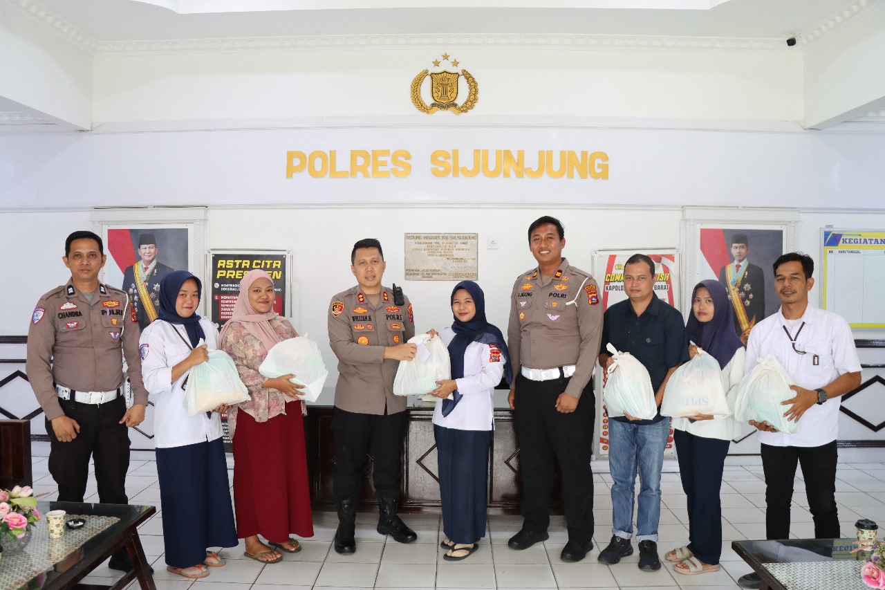 Sambut HUT Lalu Lintas 2025: Kapolres Sijunjung Gelar Anjangsana Humanis di Sijunjung
