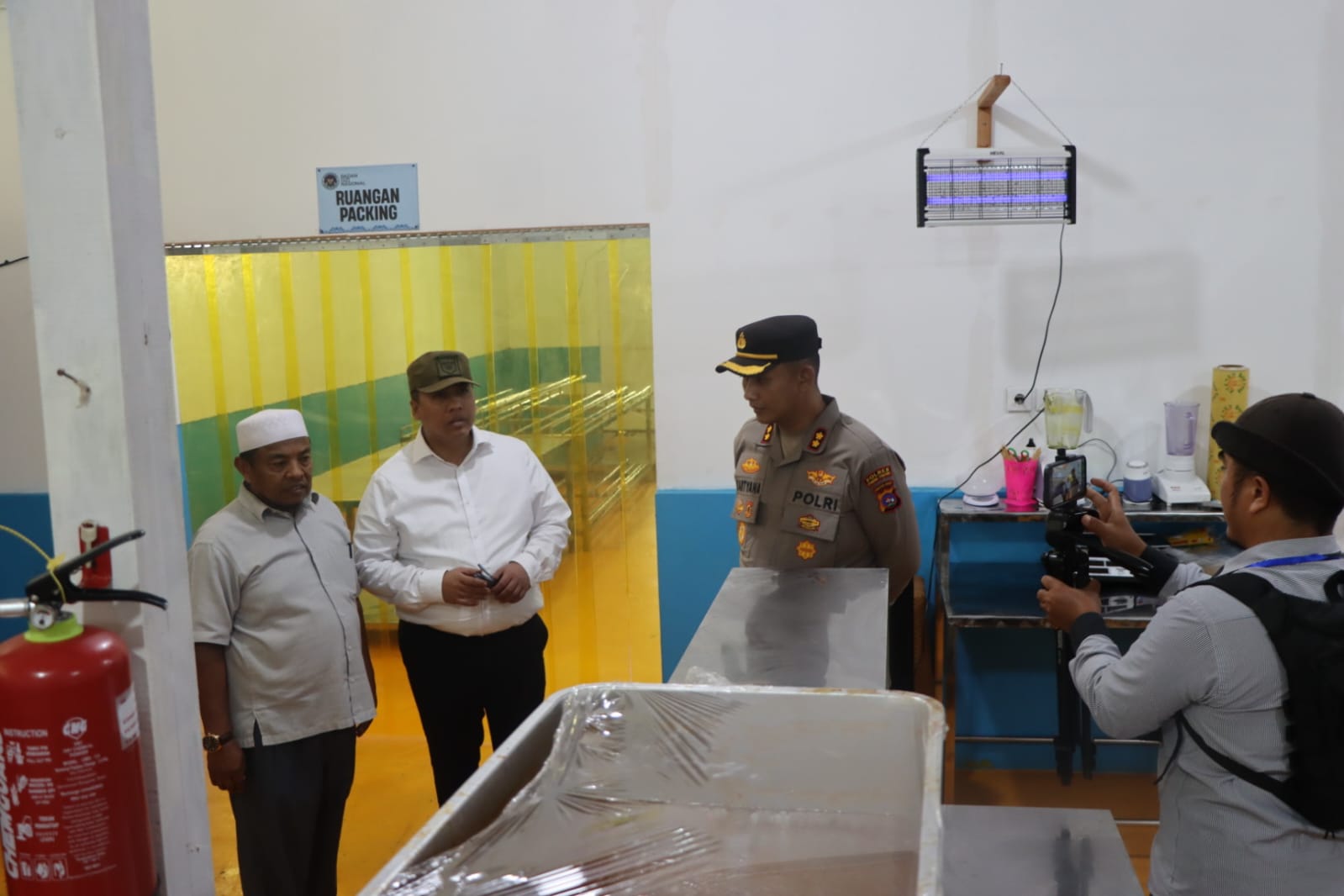 Kapolres Padang Panjang Tinjau Dapur Satuan Pelayanan Pemenuhan Gizi (SPPG) MBG Ekor Lubuk Bersama Forkopimda