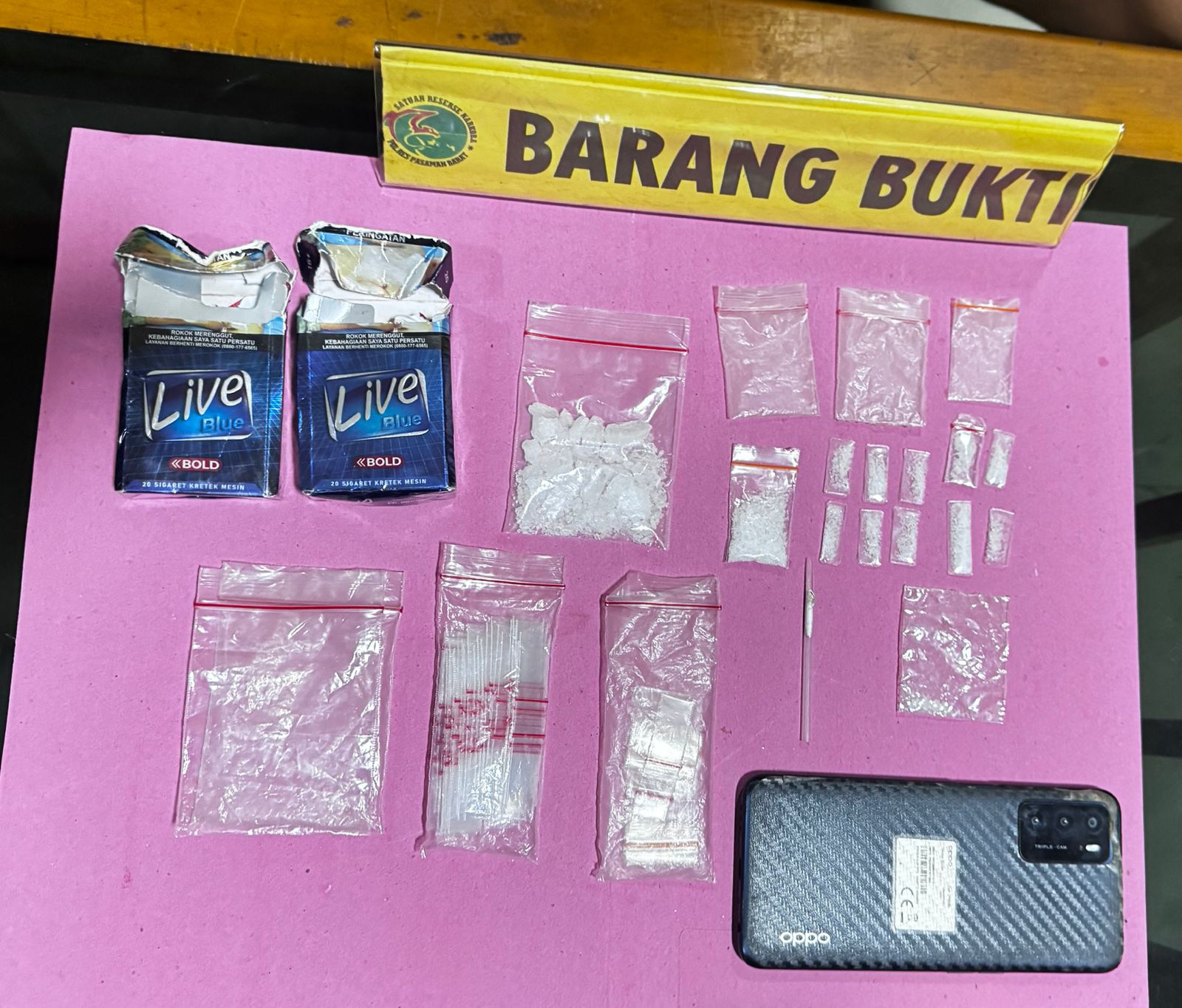 Sita Belasan Gram Sabu-sabu, Satresnarkoba Polres Pasaman Barat Ringkus Seorang Pengedar